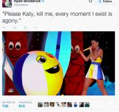 Sad Ball Asks Katy For Mercy