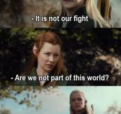 Thanks For Saying It, Legolas