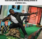 Usain Bolt’s Tortoise
