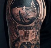 Moon Landing Tattoo
