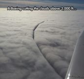 Cutting Clouds In The Sky