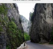 It’s The Bicaz Canyon In Romania, Very Impressive