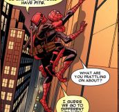 Deadpool And Spiderman On The Internet