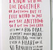 The Perfect Card For Shy People