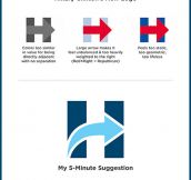 Hillary Clinton 5-Minute Logo Redesign