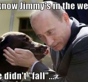 Putin Gets Important Message From Rescue Dog