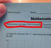 My Math Teacher Thinks He’s Pretty Funny