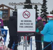Canadian Warning Sign