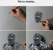 Iron-Man Ultra Realistic Drawing