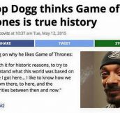 Oh, Snoop Dog…