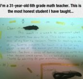 An Honest Letter From A Student