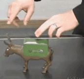 Donkey Cigarette Dispenser With A Plot Twist