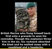 Lucky British Soldier
