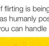 My Idea Of Flirting