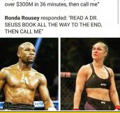 Ronda Is Better At Punching Women, Sorry Floyd