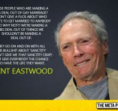 Mr. Eastwood Tells It Like It Is