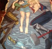 Probably The Best Thor And Loki Blanket Ever