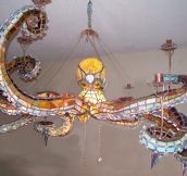Magnificent Octopus Chandelier