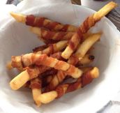 Fries Wrapped With Bacon, That Is All