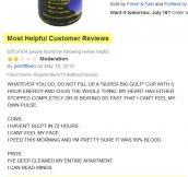 The Most Helpful Customer Review