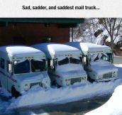Mail Trucks With Emotions