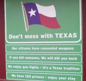 Never Mess With Texas