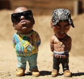 The Coolest Garden Gnomes Ever: Biggie Smalls And Tupac