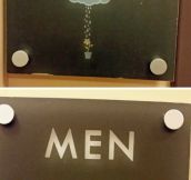 Clever Bathroom Signs