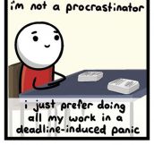The Life Of The Procrastinator