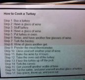 How To Turkey Your Cook