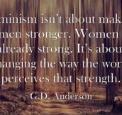 Some Powerful Words From G.D. Anderson