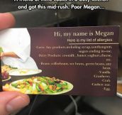 Maybe You Should Eat Home, Megan