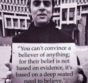 Mr. Sagan On Believers