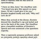 Einstein’s Clever Chauffeur