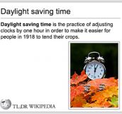 Daylight Saving Time Meaning