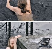 Norwegian Man Saves A Duck