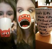 DIY Kitty Sharpie Mug