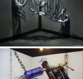 Stunning 3D Graffiti That Seems To Float In The Air