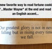 Favorite Way To Read Fortune Cookies