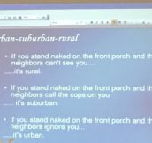 The Difference Between Urban, Suburban, And Rural