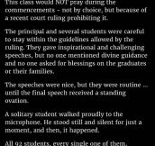 Students Were Warned Not To Pray At Their Graduation Ceremony. But What This Young Man Did Is Genius.