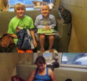 Children Read To Shelter Kitties