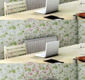 Clever Wallpaper That Reacts To Temperature