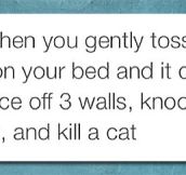 Tossing Your Phone On The Bed