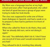 Teacher Gets The Best Revenge On Two Students Who Lied About Their Work.