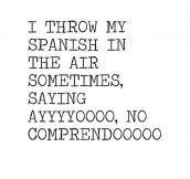 My Spanish In The Air