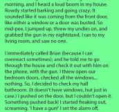 She Heard A Loud Boom In Her House While She Was In The Bathroom. But Was Shocked When She Found Out What Had Actually Happened.
