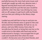 He Had To Move Many Times As His Mom Would Get Caught Up In Abusive Relationships. But Couldn’t Believe It When This Happened.