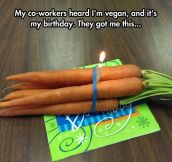 The Birthday Of A Vegan