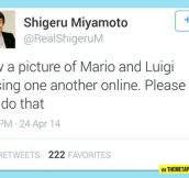 Shigeru Miyamoto Request To The Internet
